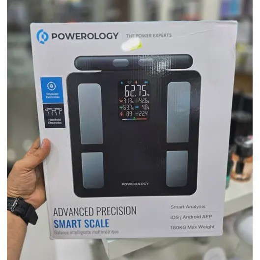ترازو هوشمند پاوِرولوژی (Powerology Smart Scale) مدل P8EBSCALE