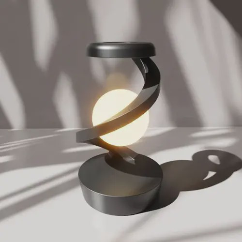 دکوری گوی معلق چرخشی به همراه شارژ وایرلس