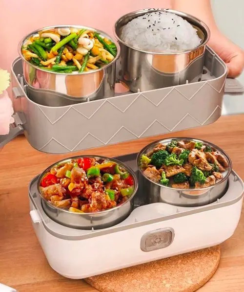 ظرف غذا هیتر دار برقی LUNCBOX COOKING