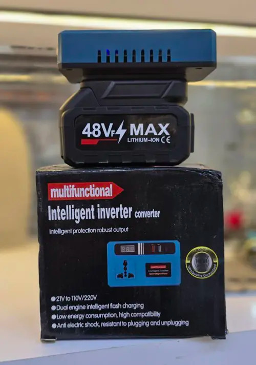 اینورتر شارژی جدید مدل چراغدار تک باطری Max