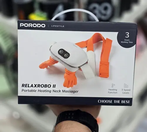 ماساژور طرح دست شارژی گردن و شانه Porodo Lifestyle مدل RELAXROBO