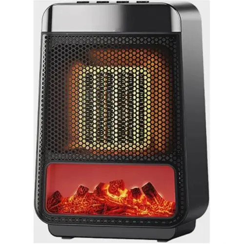 هیتر سرامیکی رومیزی با طرح شومینه سه بعدی (Flame Heater)